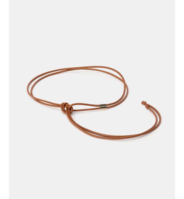 Plage「LEFIJE / レフィエ 別注 ROPE ベルト」|ベルト|キャメル