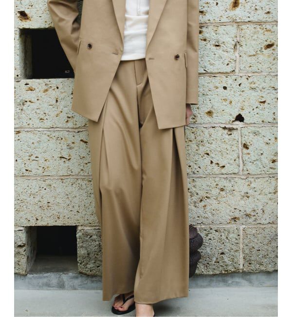 Plage「《予約》R&rsquo;IAM WOOSTED パンツ」|その他|ベージュ