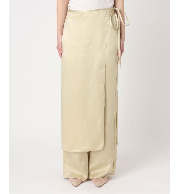 Plage「《予約》R&rsquo;IAM レイヤードパンツ」|その他|ベージュ