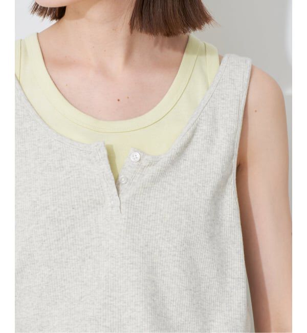 SLOBE IENA「《追加》basic タンクトップ」|タンクトップ|