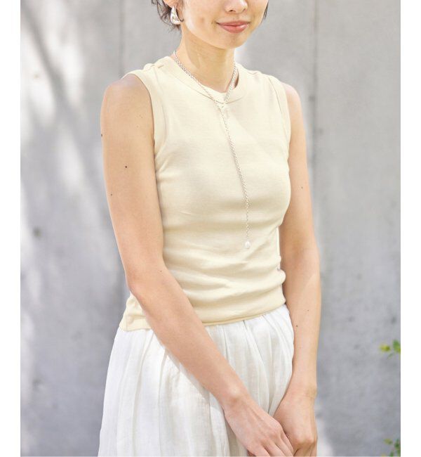 IENA「FLORE FLORE/フローレフローレ ESME TANK タンクトップ」|タンクトップ|ナチュラル