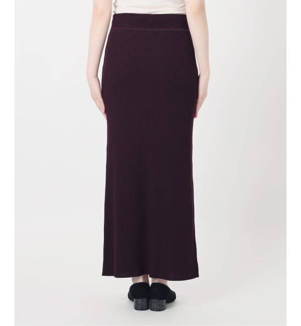 VERMEIL par iena「Embraced wool RIB スカート」|スカート|