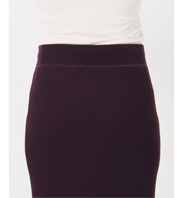VERMEIL par iena「Embraced wool RIB スカート」|スカート|