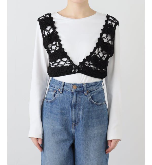 IENA LA BOUCLE「MAYDI/マイディ flower crochet ブラトップ CONEXION」|その他|