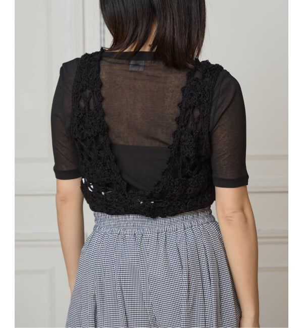 IENA LA BOUCLE「MAYDI/マイディ flower crochet ブラトップ CONEXION」|その他|