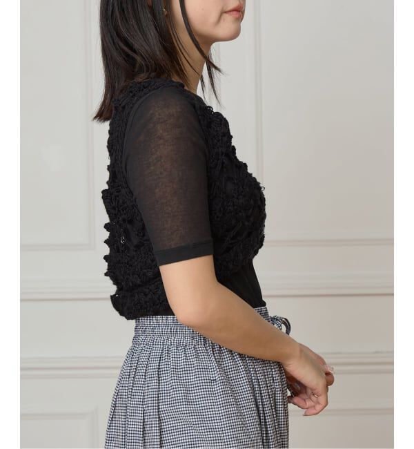 IENA LA BOUCLE「MAYDI/マイディ flower crochet ブラトップ CONEXION」|その他|