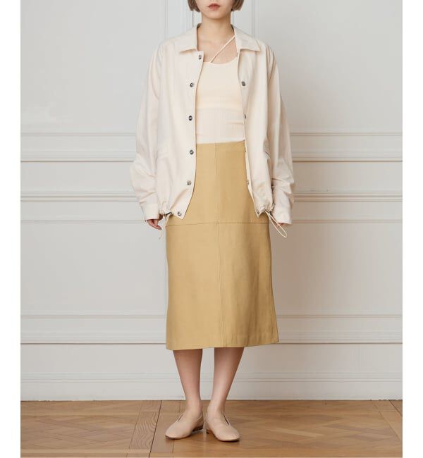 IENA LA BOUCLE「IENA LA BOUCLE GOATLEATHER スカート」|スカート|