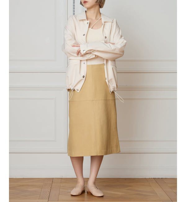 IENA LA BOUCLE「IENA LA BOUCLE GOATLEATHER スカート」|スカート|