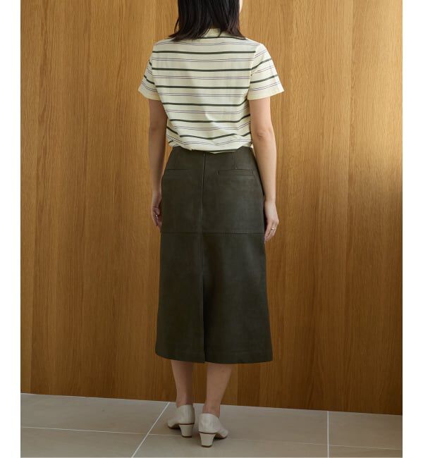 IENA LA BOUCLE「IENA LA BOUCLE GOATLEATHER スカート」|スカート|