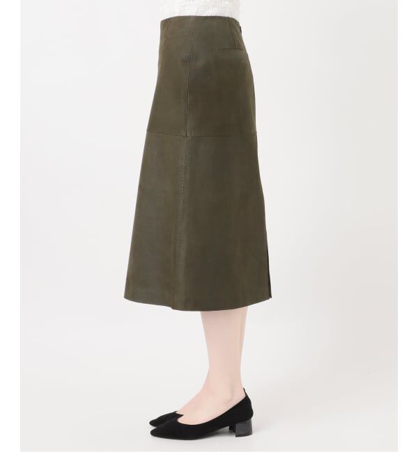 IENA LA BOUCLE「IENA LA BOUCLE GOATLEATHER スカート」|スカート|