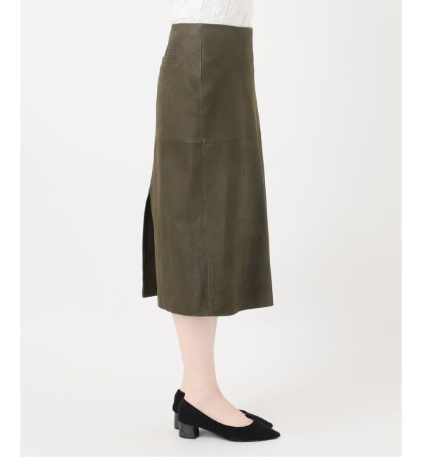IENA LA BOUCLE「IENA LA BOUCLE GOATLEATHER スカート」|スカート|