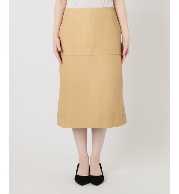 IENA LA BOUCLE「IENA LA BOUCLE GOATLEATHER スカート」|スカート|