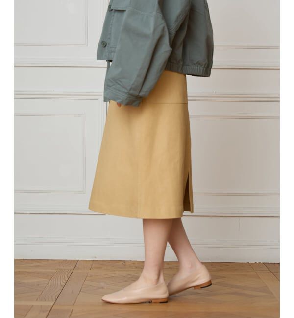 IENA LA BOUCLE「IENA LA BOUCLE GOATLEATHER スカート」|スカート|