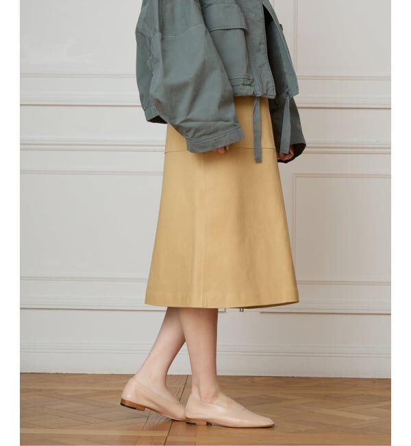 IENA LA BOUCLE「IENA LA BOUCLE GOATLEATHER スカート」|スカート|