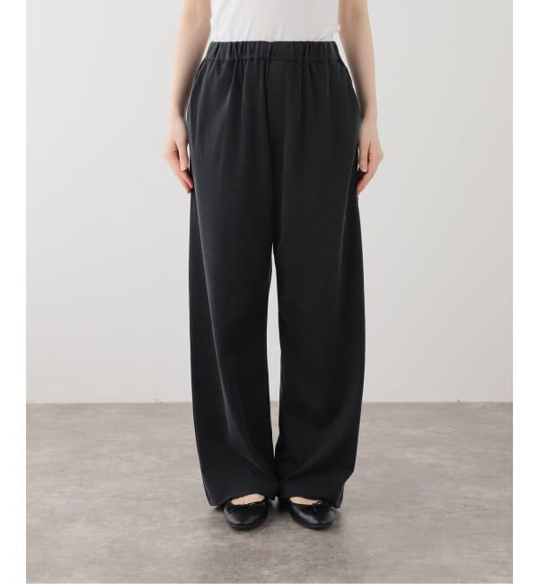 SLOBE IENA「キュプライージーパンツ」|その他|ブラック