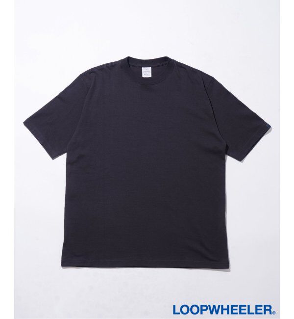 EDIFICE「LOOPWHEELER for LOWERCASE ツリテンジク ビッグTシャツ」|Tシャツ・カットソー|ブラック