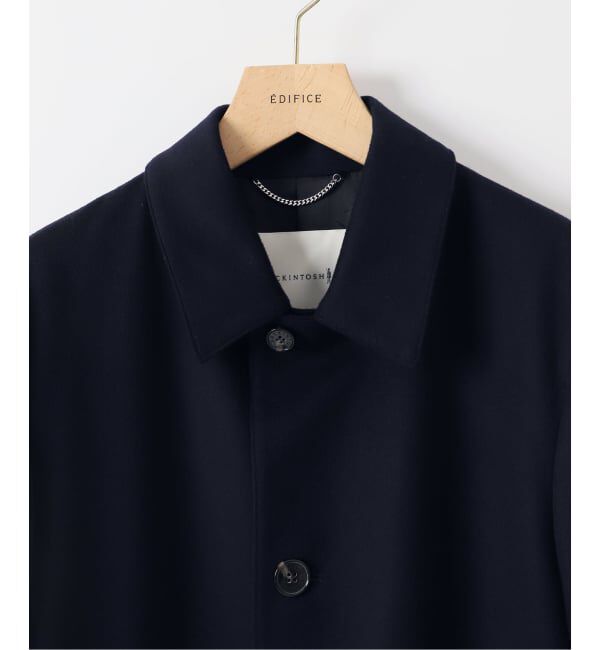 EDIFICE「MACKINTOSH(マッキントッシュ) 別注 DUNKELD/ダンケルド Loro Piana Fabric」|ステンカラーコート|