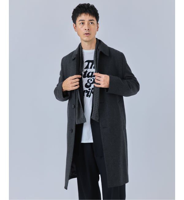 EDIFICE「MACKINTOSH(マッキントッシュ) 別注 DUNKELD/ダンケルド Loro Piana Fabric」|ステンカラーコート|