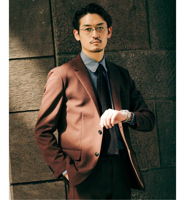 EDIFICE「ドライダブルクロス 2Bジャケット【セットアップ着用可能】」|テーラードジャケット|