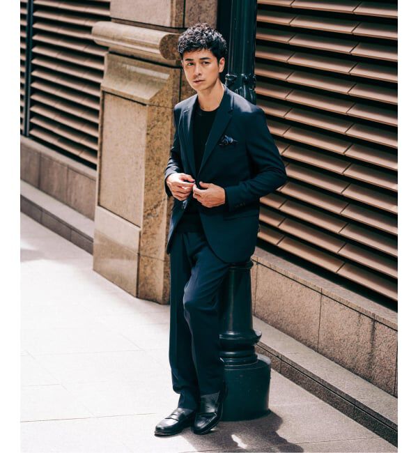 EDIFICE「ドライダブルクロス 2Bジャケット【セットアップ着用可能】」|テーラードジャケット|