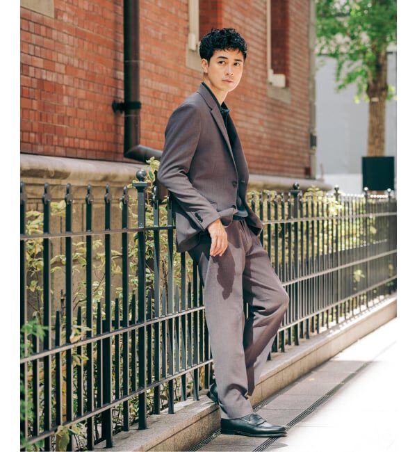 EDIFICE「ドライダブルクロス 2Bジャケット【セットアップ着用可能】」|テーラードジャケット|