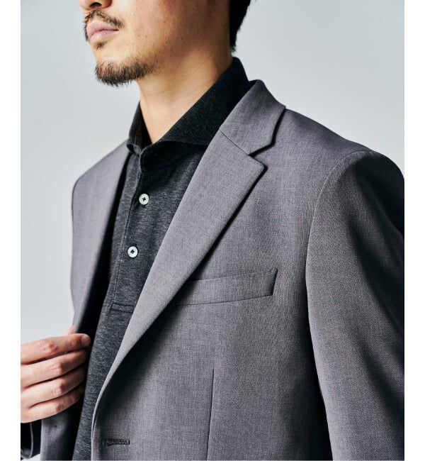 EDIFICE「ドライダブルクロス 2Bジャケット【セットアップ着用可能】」|テーラードジャケット|