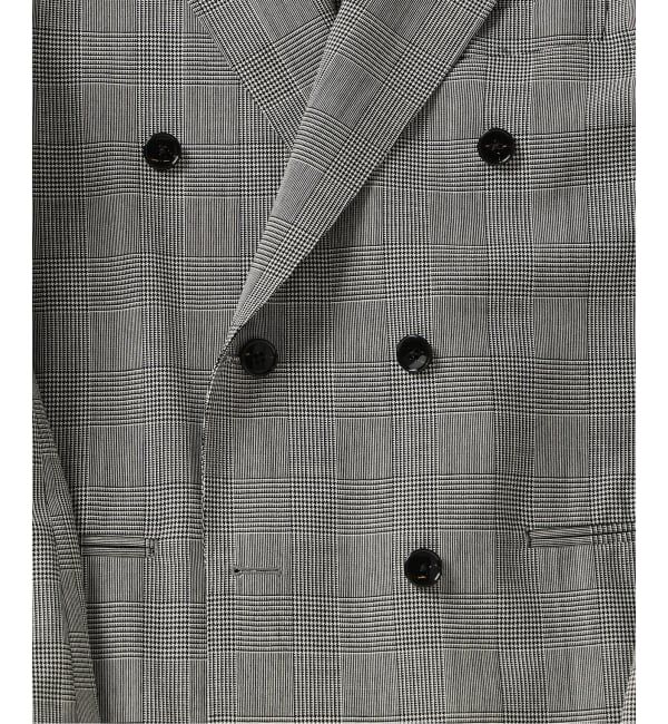 EDIFICE「COUTURE D&rsquo;ADAM (クチュール ド アダム) 別注 Double JK Glencheck」|テーラードジャケット|