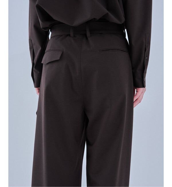 EDIFICE「2WAY トロピカル ベルテッド パンツ」|スラックス|