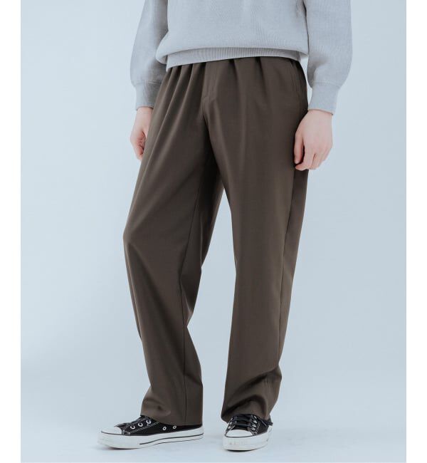 EDIFICE「《予約》ウール リラックスパンツ」|スラックス|