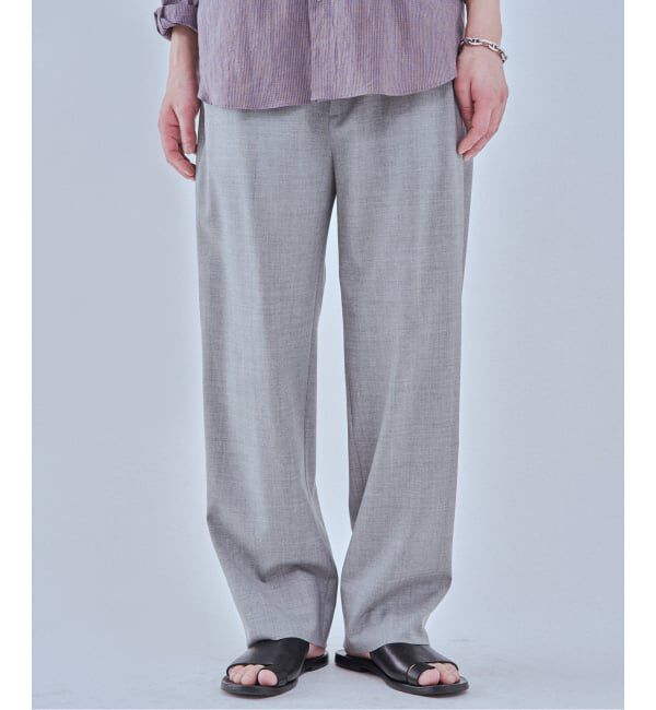 EDIFICE「《予約》ウール リラックスパンツ」|スラックス|