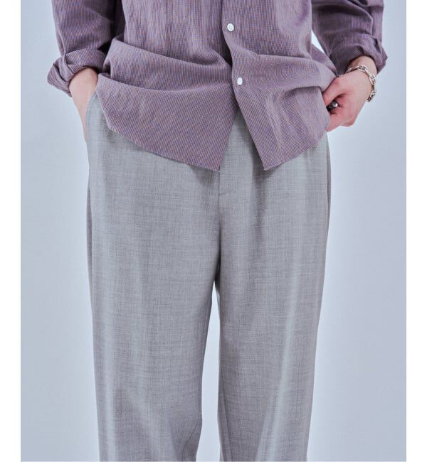 EDIFICE「《予約》ウール リラックスパンツ」|スラックス|