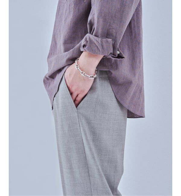 EDIFICE「《予約》ウール リラックスパンツ」|スラックス|