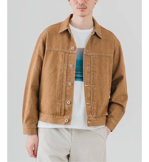 EDIFICE「COLOR DENIM トラッカージャケット」|デニムジャケット|