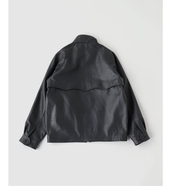 EDIFICE「ラム レザー ドライビング ブルゾン」|ライダースジャケット|