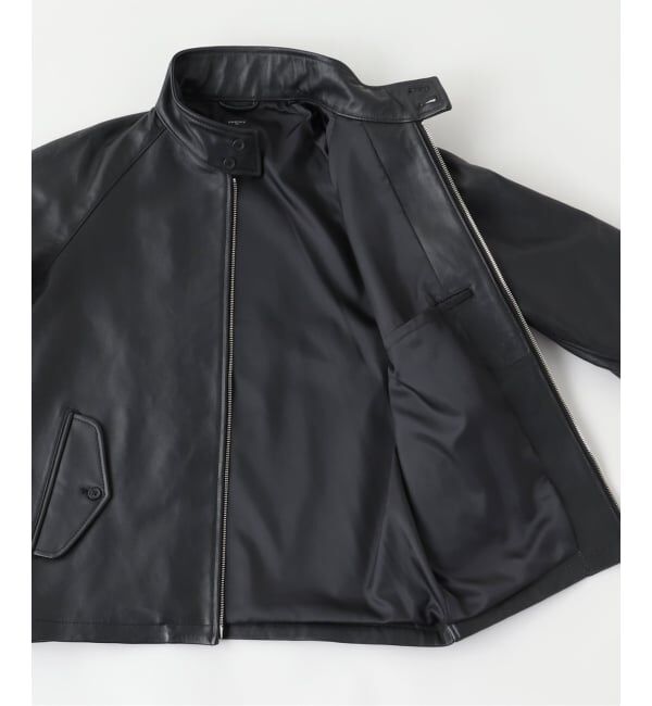 EDIFICE「ラム レザー ドライビング ブルゾン」|ライダースジャケット|