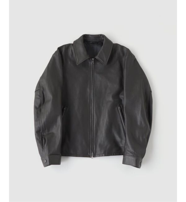 EDIFICE「ラム アンティーク レザー ジャケット」|ライダースジャケット|