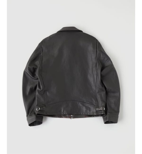EDIFICE「ラム アンティーク レザー ジャケット」|ライダースジャケット|