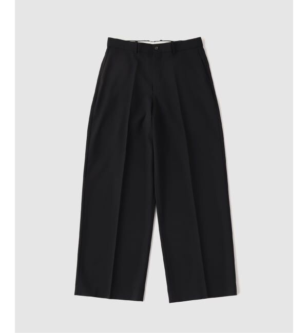 EDIFICE「MARKAWARE（マーカウェア）FLAT FRONT WIDE TROUSERS」|その他|ブラック