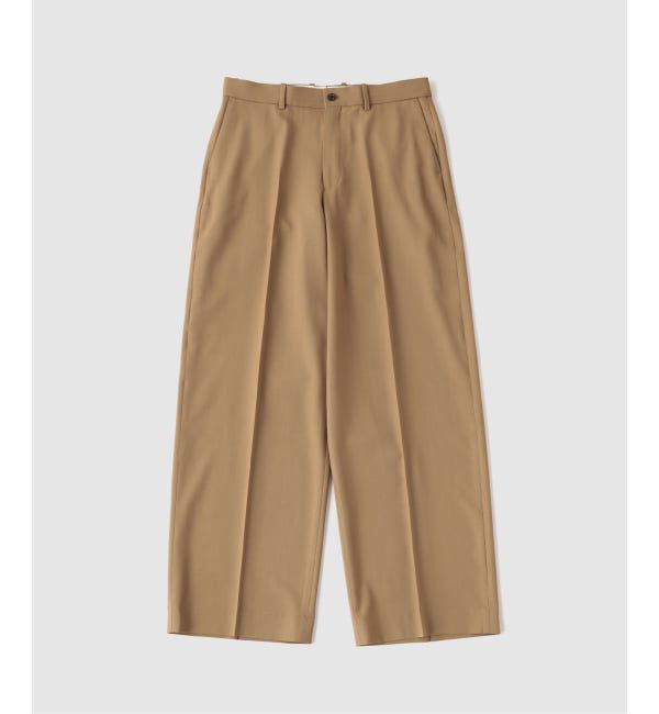 EDIFICE「MARKAWARE（マーカウェア）FLAT FRONT WIDE TROUSERS」|その他|ベージュ