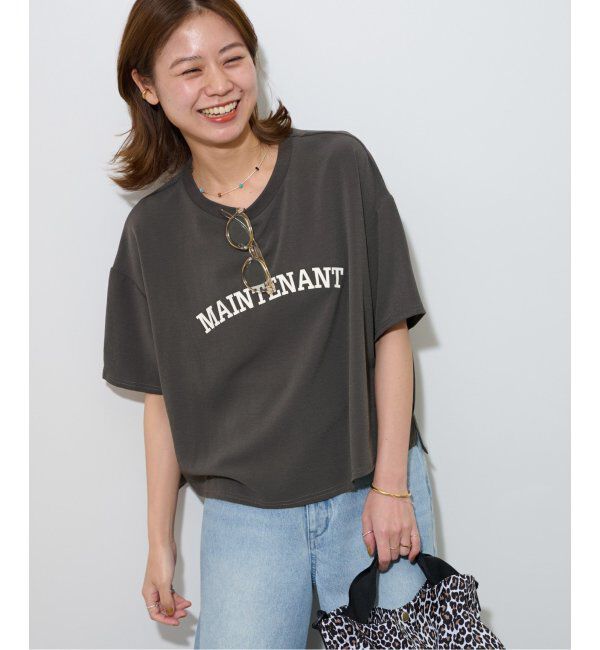 JOURNAL STANDARD relume「《追加》2WAYジョーゼットロゴTEE」|Tシャツ・カットソー|グレー