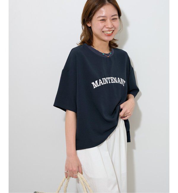 JOURNAL STANDARD relume「《追加》2WAYジョーゼットロゴTEE」|Tシャツ・カットソー|