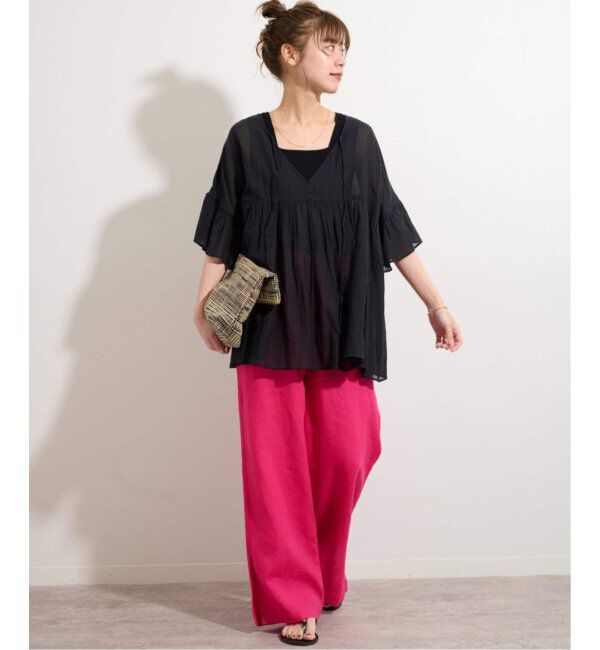 JOURNAL STANDARD relume「《WEB限定追加3》麻スリットイージーパンツ」|その他|