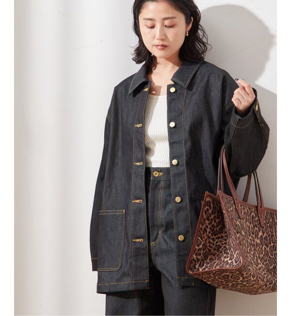 journal standard L'essage「デニムカバーオール」|デニムジャケット|