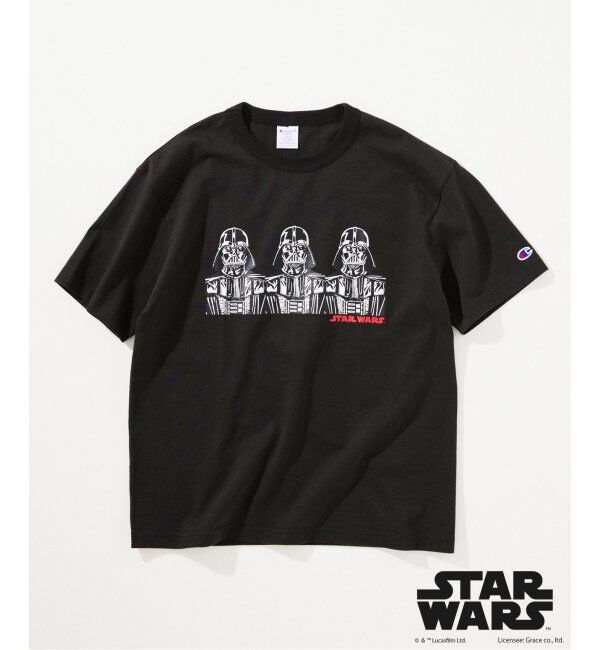 JOURNAL STANDARD relume「【スター・ウォーズ】&times; CHAMPION 別注 T1011 プリントTシャツ」|Tシャツ・カットソー|ブラック