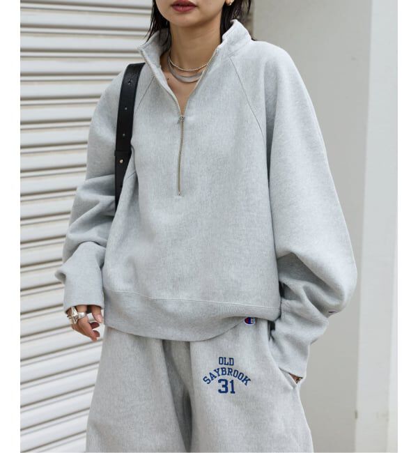 JOURNAL STANDARD「別注【CHAMPION/チャンピオン】for JS ハーフジップスウェット」|スウェット・ジャージ|グレー