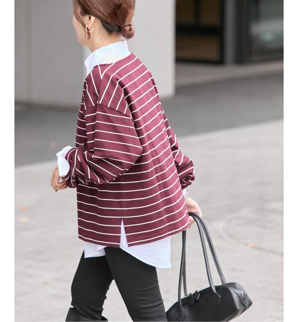 JOURNAL STANDARD「カラーボーダーリラックスCS」|Tシャツ・カットソー|