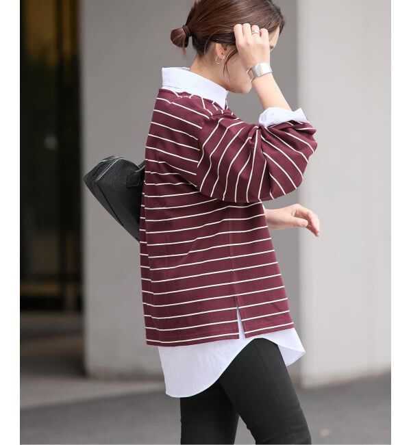 JOURNAL STANDARD「カラーボーダーリラックスCS」|Tシャツ・カットソー|