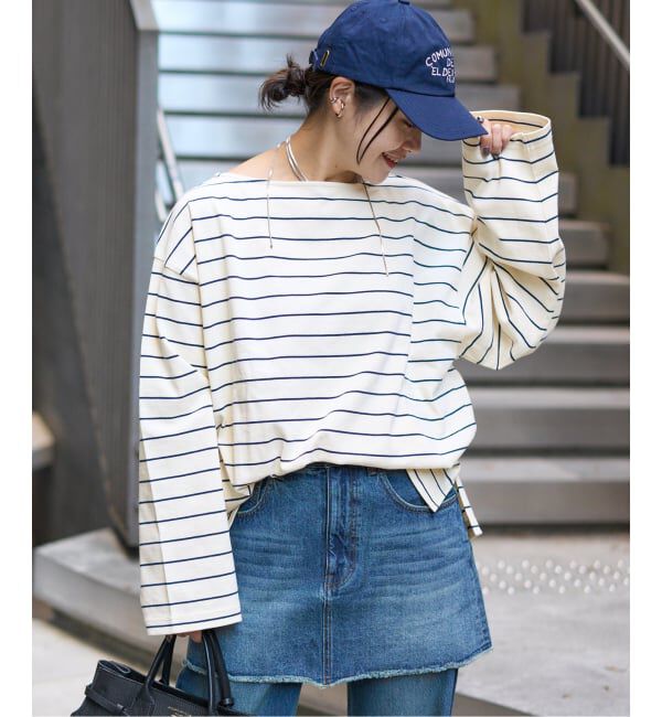 JOURNAL STANDARD「カラーボーダーリラックスCS」|Tシャツ・カットソー|