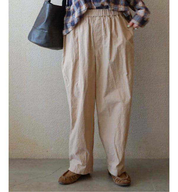 journal standard luxe「バフワッシャー イージーパンツ」|その他|ベージュ