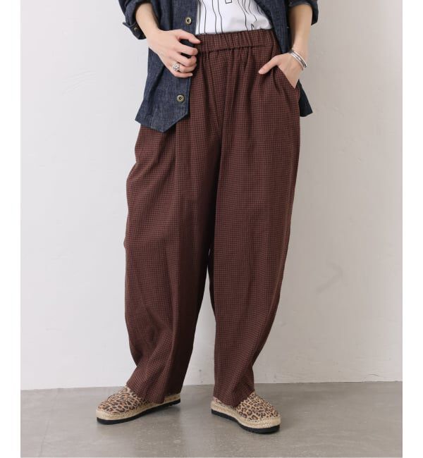 journal standard luxe「LCワッシャー イージーパンツ」|その他|ブラウン